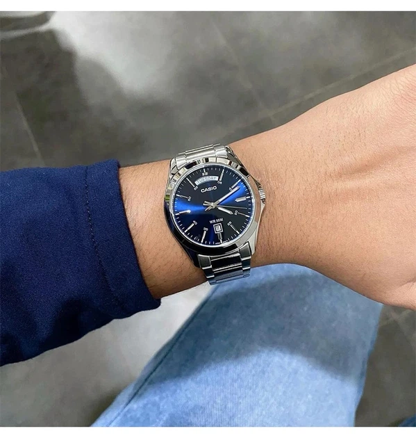 Наручний годинник Casio MTP-1370D-2A2 - зображення 6