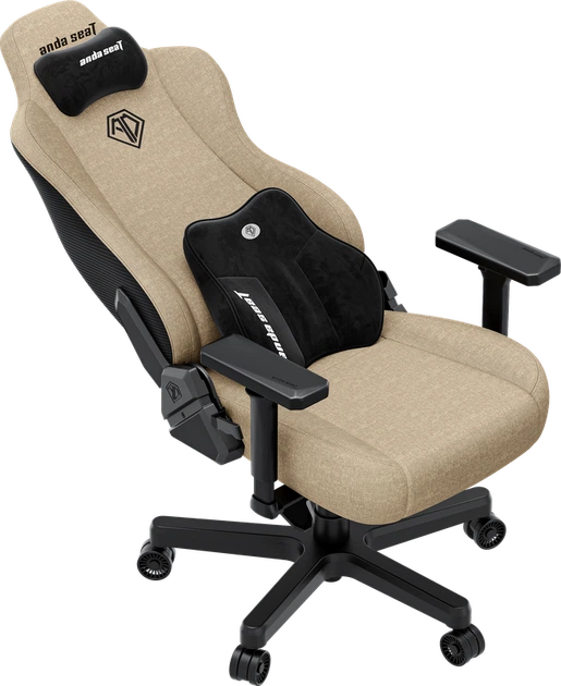 Крісло ігрове Anda Seat Kaiser 3E XL Dark Beige Fabric - изображение 8