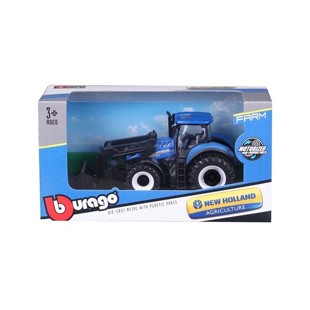 Модель серії Farm - ТРАКТОР NEW HOLLAND T7.315 з фронтальним навантажувачем (синій, 1:32) - зображення 6