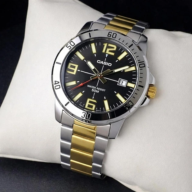 Наручний годинник Casio MTP-VD01SG-1B - Фото 6 Наручний годинник Casio MTP-VD01SG-1B - изображение 6
