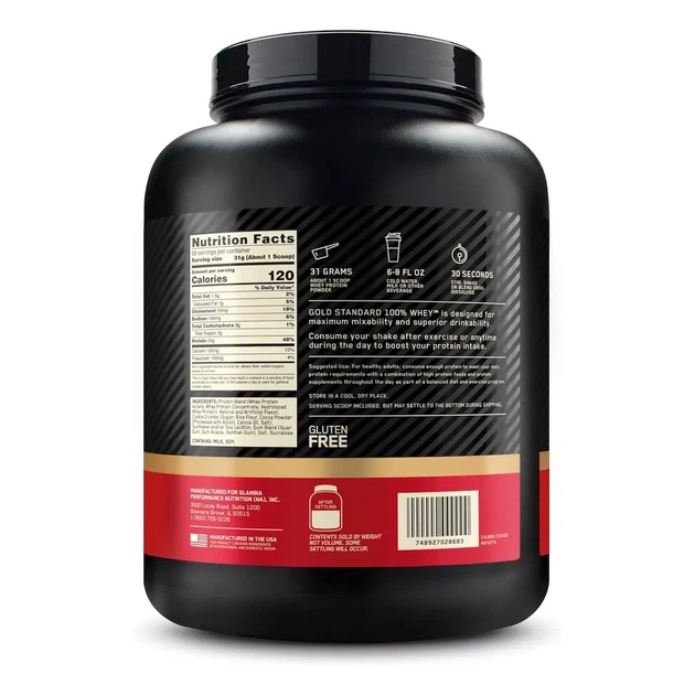 Сывороточный протеин Gold Standard 100% Whey Optimum Nutrition Печенье и крем 2100 г - изображение 2
