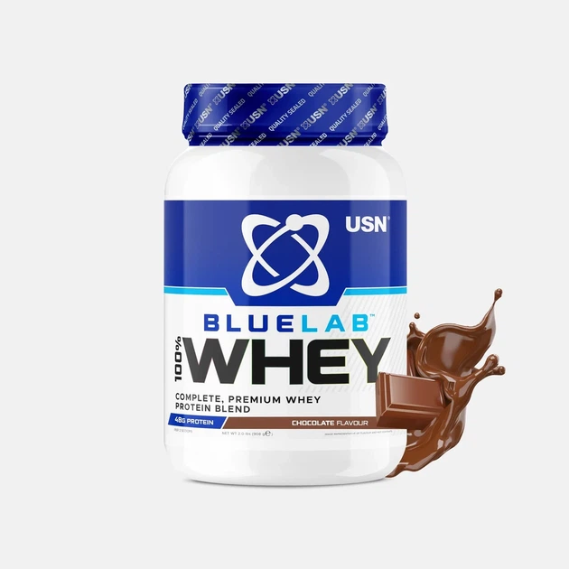 Сывороточный протеин Blue Lab 100% Whey Premium Protein USN, шоколад, 908 г, шоколад, 908 г - Фото 1 Сывороточный протеин Blue Lab 100% Whey Premium Protein USN, шоколад, 908 г, шоколад, 908 г - изображение 1