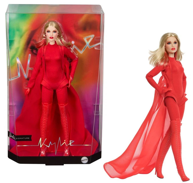 Лялька Mattel Barbie Signature Tribute Collection Кайлі Міноуг (JBJ38) (194735261147) - зображення 4