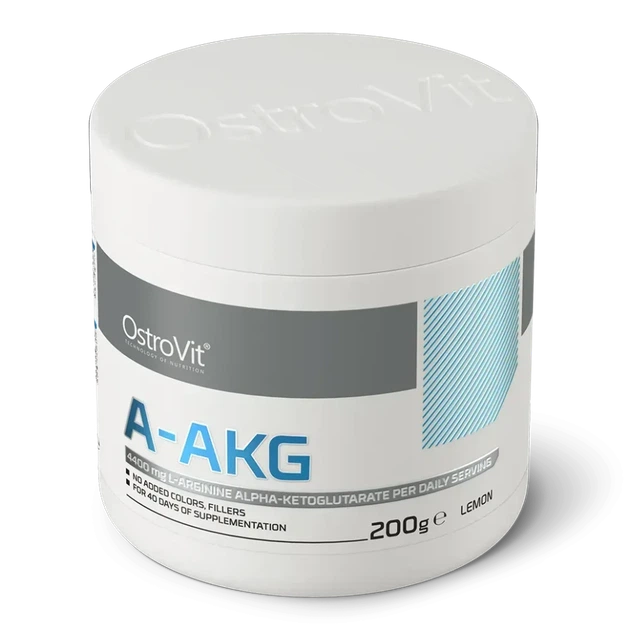 Аргінін-AKG Ostrovit A-AKG лимон 200 г (OST-11618) - зображення 2