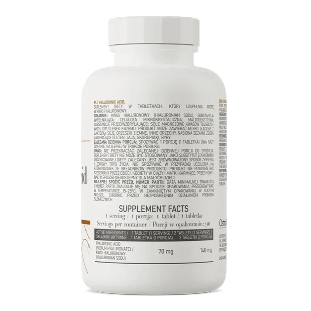 Гіалуронова кислота Ostrovit Hyaluronic Acid 90 таблеток (OST-21084) - зображення 3