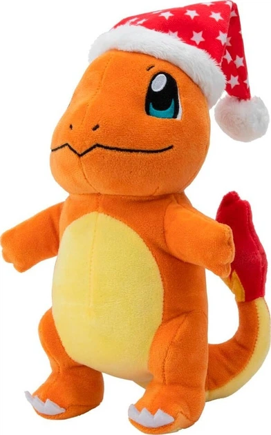 М'яка іграшка Jazwares Pokemon Christmas Charmander 20 см PKW3103 (191726481836) - Фото 4 М'яка іграшка Jazwares Pokemon Christmas Charmander 20 см PKW3103 (191726481836) - зображення 4
