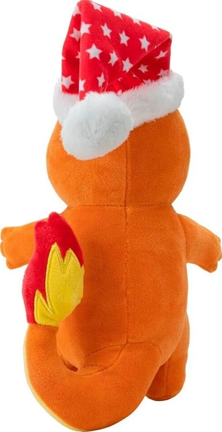 М'яка іграшка Jazwares Pokemon Christmas Charmander 20 см PKW3103 (191726481836) - Фото 5 М'яка іграшка Jazwares Pokemon Christmas Charmander 20 см PKW3103 (191726481836) - зображення 5