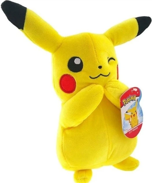 М'яка іграшка Jazwares Pokemon Pikachu 20 см PKW95245 (889933952453) - зображення 2
