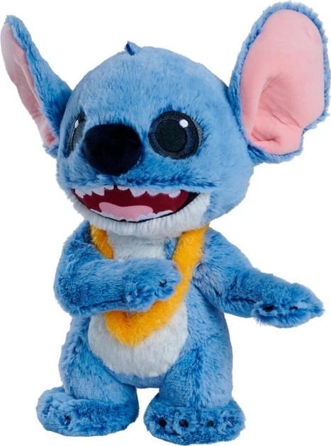 М'яка іграшка Simba Disney Stitch з гавайським намистом Lei 25 см S199778 (5400868038248) - зображення 2