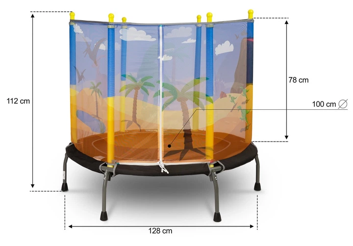 Trampolina dziecięca Toyz Dino (5908310397245) - obraz 6