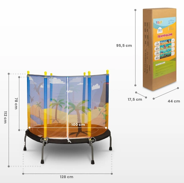 Trampolina dziecięca Toyz Dino (5908310397245) - obraz 7