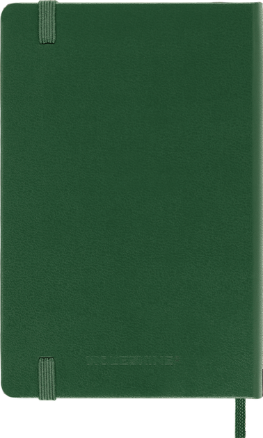 Notes Moleskine Classic Zielony w linie 9 x 14 cm 192 strony (8058647629025) - obraz 2