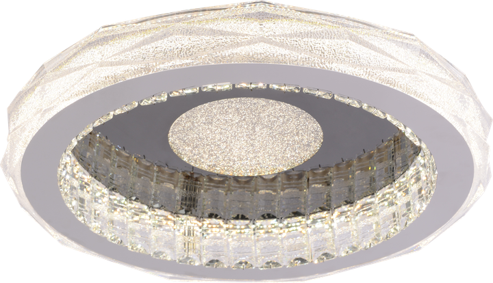 Потолочная люстра VALESO S1001-500C DARK CHROME+CR, хром, LED 114W - Фото 5 Потолочная люстра VALESO S1001-500C DARK CHROME+CR, хром, LED 114W - изображение 5