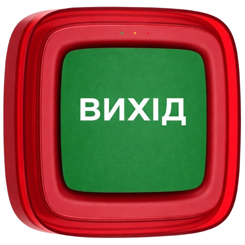 Cветозвуковой указатель Ajax EN54 FireProtect (Sounder/VAD) для систем пожарной сигнализации «Выход» Red - Фото 1 Cветозвуковой указатель Ajax EN54 FireProtect (Sounder/VAD) для систем пожарной сигнализации «Выход» Red - изображение 1
