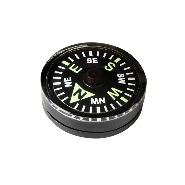 Компас Helikon Button Compass Large. Чорний - Фото 1 Компас Helikon Button Compass Large. Чорний - зображення 1