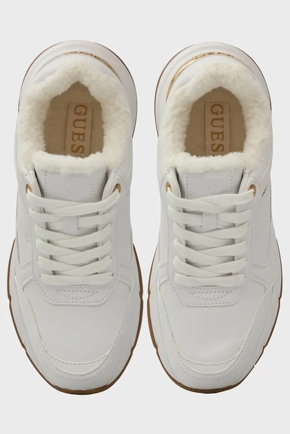 Жіночі білі кросівки FARREA Guess 39 FLFRREELE12 - Фото 4 Жіночі білі кросівки FARREA Guess 39 FLFRREELE12 - изображение 4