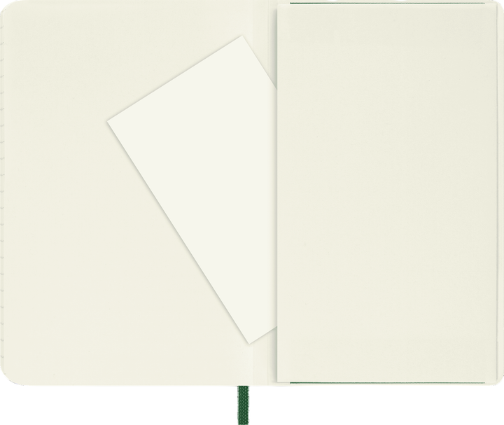 Notes Moleskine Classic Zielony w linie 9 x 14 cm 192 strony (8058647629148) - obraz 5