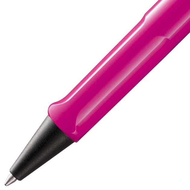 Ручка кулькова LAMY Safari рожева стрижень M16 синій (4014519654308) - изображение 2