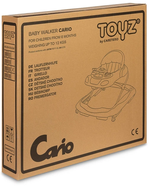 Chodzik dzieciecy Toyz by Caretero Cario 2 w 1 Navy TOYZ-20752 (5908310398082) - Zdjęcie 7 Chodzik dzieciecy Toyz by Caretero Cario 2 w 1 Navy TOYZ-20752 (5908310398082) - obraz 7