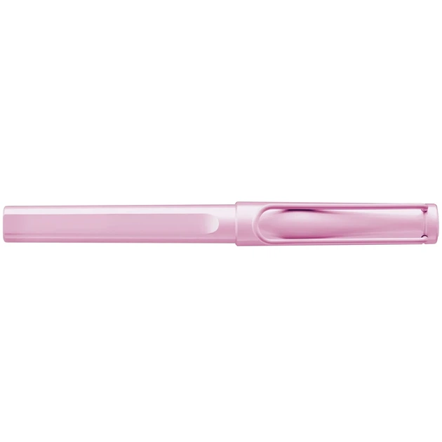 Ручка-ролер LAMY Safari світло-рожева M63 синій стрижень (4032328) - Фото 3 Ручка-ролер LAMY Safari світло-рожева M63 синій стрижень (4032328) - зображення 3