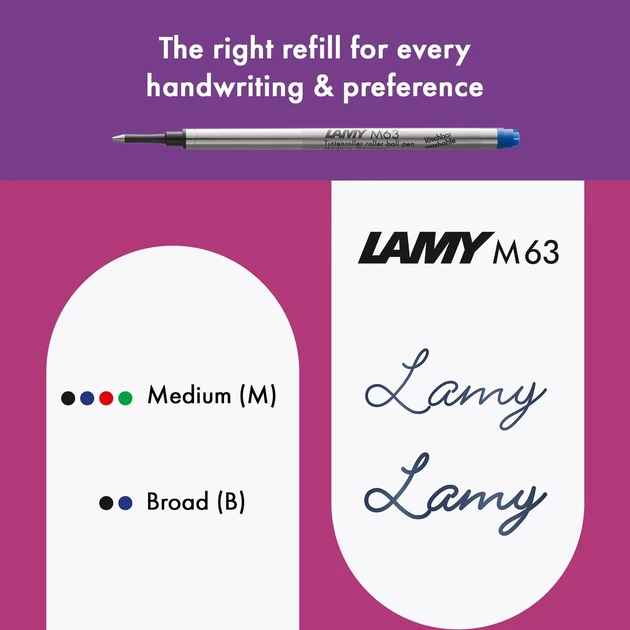 Ручка-ролер LAMY Safari pink cliff M M63 чорний стрижень (4038378) - Фото 6 Ручка-ролер LAMY Safari pink cliff M M63 чорний стрижень (4038378) - зображення 6