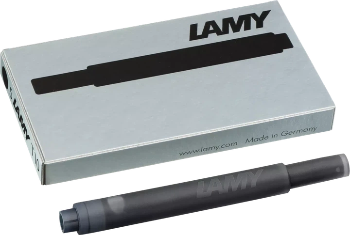 Набір чорнильних картриджів LAMY T10 чорні 5 шт. (1602075) - Фото 1 Набір чорнильних картриджів LAMY T10 чорні 5 шт. (1602075) - изображение 1
