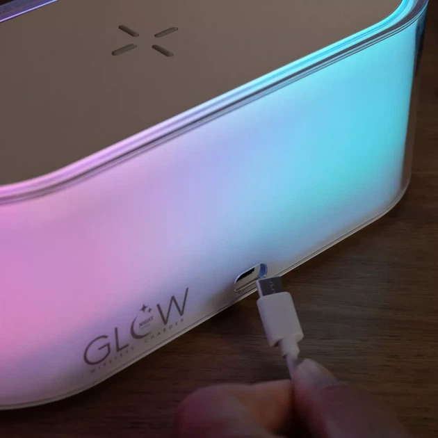 Ночник с Беспроводной Зарядкой Proove Glow 1200mAh white (PLPG00102002) - изображение 12