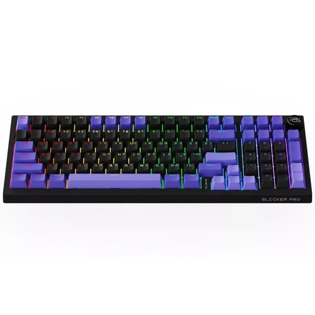 Беспроводная клавиатура Proove Gaming Slicker Pro (Ukraine Layout) black/purple (WKSLP0022416) - изображение 8
