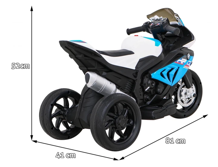 Електромотоцикл для дітей BMW HP4 синій PA.JT5008.NIE (5903864952278) - зображення 8