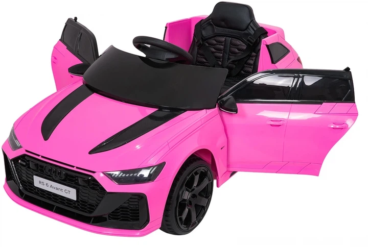 Електромобіль для дітей Audi RS6 Avant GT рожевий PA.QLS-8620.ROZ (5903864961423) - Фото 7 Електромобіль для дітей Audi RS6 Avant GT рожевий PA.QLS-8620.ROZ (5903864961423) - зображення 7