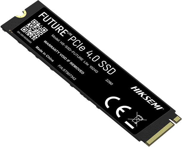 SSD диск Hiksemi Future Lite 1TB M.2 2280 NVMe NAND TLC (HS-SSD-FUTURE Lite(STD)/1024G/PCIE4/WW) - Фото 2 SSD диск Hiksemi Future Lite 1TB M.2 2280 NVMe NAND TLC (HS-SSD-FUTURE Lite(STD)/1024G/PCIE4/WW) - зображення 2