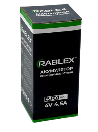 Акумулятор Rablex 4V 4,5Ah 1/20 - изображение 3