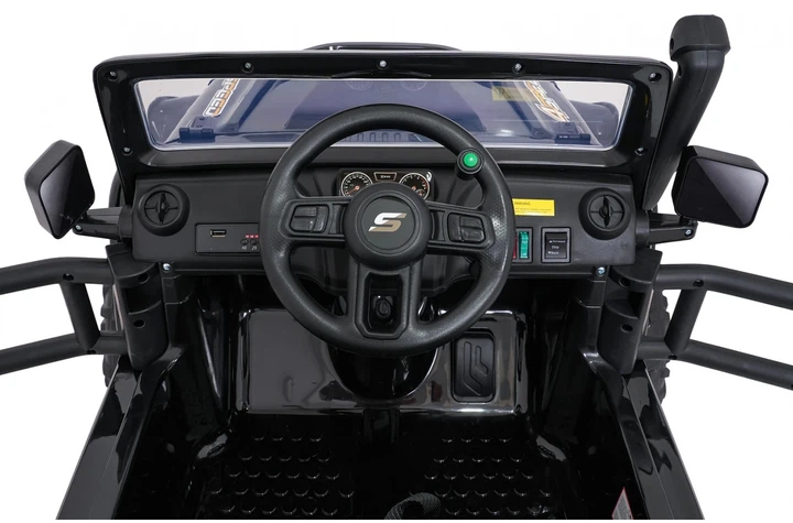 Електромобіль для дітей Jeep Monster чорний PA.XB-1118.CZ (5903864959987) - зображення 5