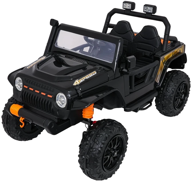 Електромобіль для дітей Jeep Monster чорний PA.XB-1118.CZ (5903864959987) - зображення 14