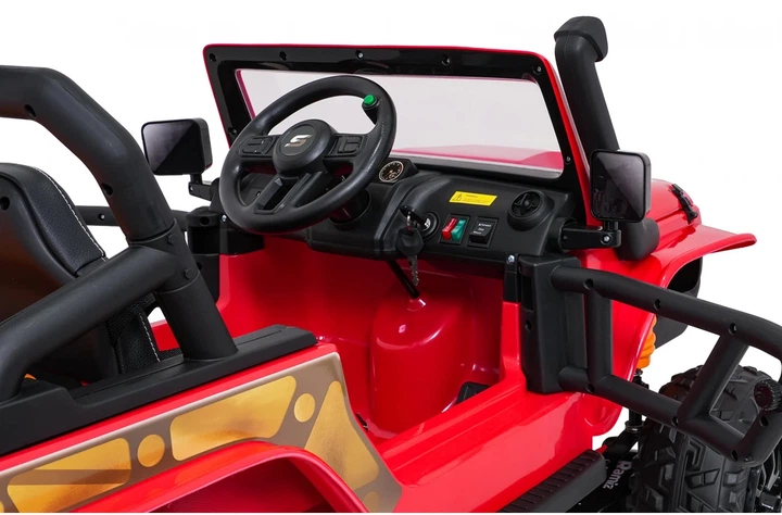 Електромобіль для дітей Jeep Monster червоний PA.XB-1118.CR (5903864969900) - зображення 8
