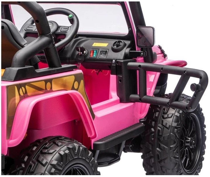 Електромобіль для дітей Jeep Monster рожевий PA.XB-1118.ROZ (5903864959970) - зображення 2