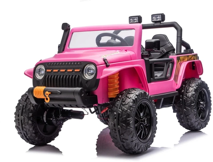 Електромобіль для дітей Jeep Monster рожевий PA.XB-1118.ROZ (5903864959970) - зображення 6