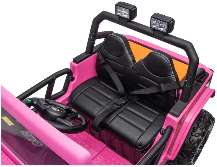 Електромобіль для дітей Jeep Monster рожевий PA.XB-1118.ROZ (5903864959970) - зображення 9