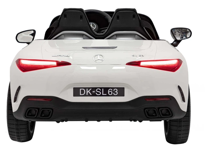 Електромобіль для дітей Mercedes Benz AMG SL63 білий PA.DK-SL63.BIA (5903864940466) - зображення 17