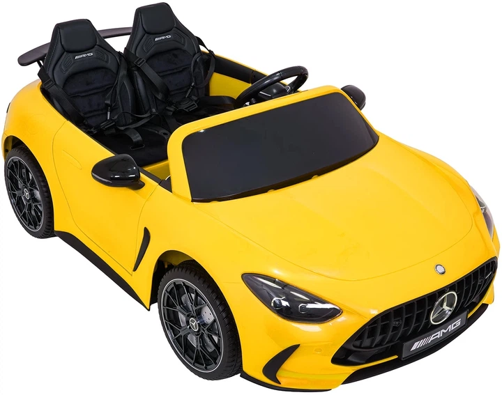 Електромобіль для дітей Mercedes Benz GT63 AMG жовтий PA.DK-GT63.ZOL (5903864960976) - зображення 5