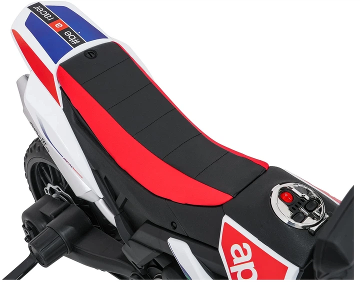Електромотоцикл для дітей Aprilia RX білий PA.S317.BIA (5903864979893) - зображення 8