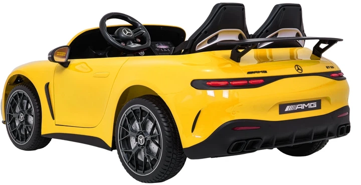 Електромобіль для дітей Mercedes Benz GT63 AMG жовтий PA.DK-GT63.ZOL (5903864960976) - зображення 18