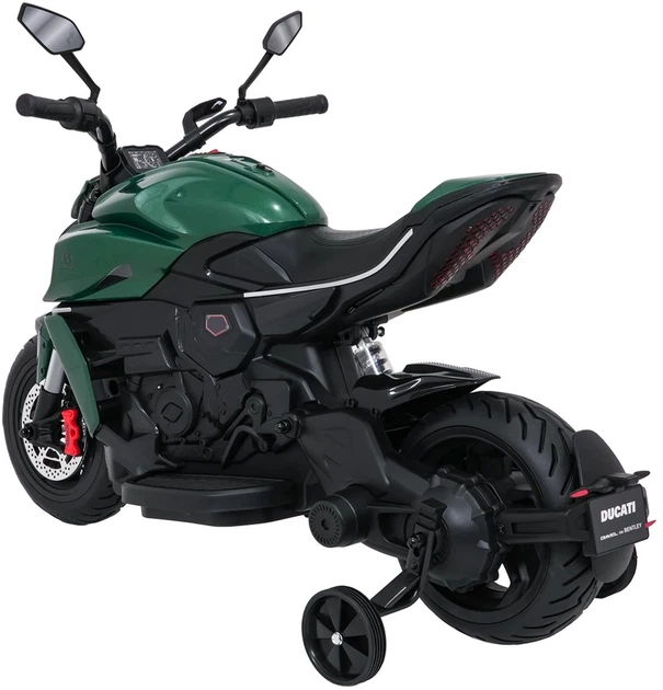 Електромотоцикл для дітей Ducati Diavel x Bentley зелений PA.XMX-656.ZIE (5903864961393) - зображення 17