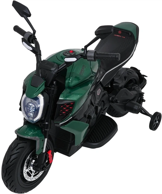 Електромотоцикл для дітей Ducati Diavel x Bentley зелений PA.XMX-656.ZIE (5903864961393) - зображення 20