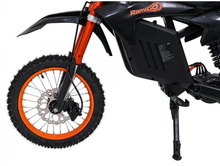 Електромотоцикл для дітей E-Rider X чорний PA.HP135E.CZ (5903864960594) - зображення 6