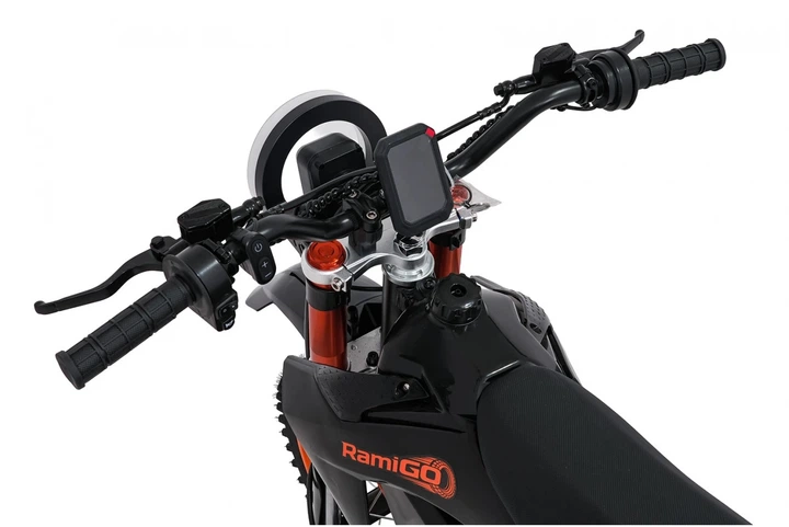 Електромотоцикл для дітей E-Rider X чорний PA.HP135E.CZ (5903864960594) - зображення 20