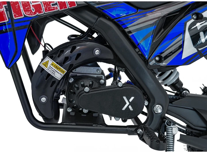 Мотоцикл 49CC Tiger бензиновий синій PSP.DB712.NIE (5903864984057) - зображення 12