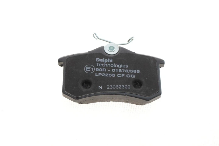 Колодки гальмові Delphi LP2255 Volkswagen Golf, Passat, Vento; Audi A4, A6; Seat Toledo 1K0698451J, 1H0698451D, 1H0698451E - Фото 2 Колодки гальмові Delphi LP2255 Volkswagen Golf, Passat, Vento; Audi A4, A6; Seat Toledo 1K0698451J, 1H0698451D, 1H0698451E - зображення 2