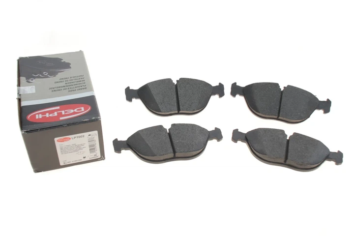 Комплект гальмівних колодок Delphi LP1002 Chrysler Crossfire; Mercedes E-Class, C-Class; Volkswagen Passat, Golf; Audi TT, A4; BMW 7 Series 05143230AA, 5143230AA, 0034202120 - изображение 4