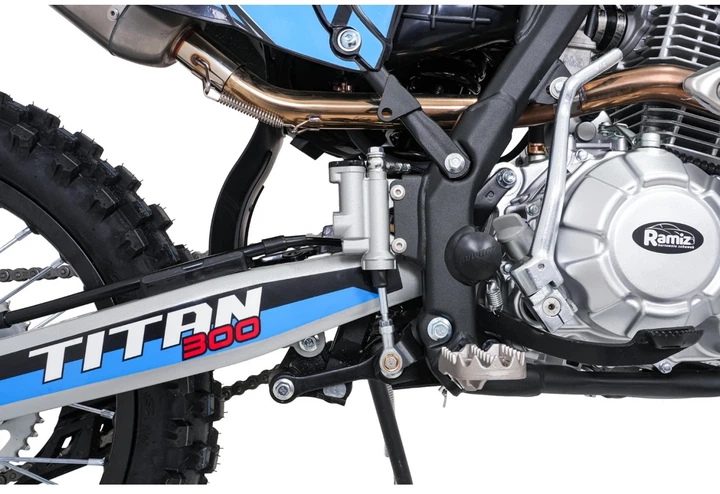Мотоцикл Titan 300CC бензиновий синій PSP.DB609.NIE (5903864960471) - Фото 12 Мотоцикл Titan 300CC бензиновий синій PSP.DB609.NIE (5903864960471) - зображення 12